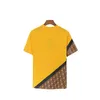 MENM FASHION SUMMER THERER DESIGNER فاخرة العلامة التجارية غير الرسمية الأبجدية قميص القميص شارع الرجال يرتدون طاقم الرقبة تي شيرت #p45
