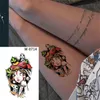 Tatuaż transfer Wodoodporna TETATOO TATTOO KOLOROWA gwiazdy Księżyc Tatuaż Flash Tatto Ramię Famel 240427