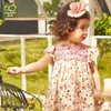 Vestidos de menina Labi Baby Flower Dress for Girls elegante para criança vestido de verão Floral Crianças Roupas de festa Festival Princesa Clothingl2404