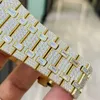 Designer Watch Luxury Automatic Mechanical Watches Parts for 28.5mm Diamond Dial Case 18k Gold Strap Wristwatch Movement