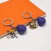 Japanese Anime Story Metal Devil Fruit Pendant Keychain Anime Fan Peripheral Gift Backpack Keyring Jewelry
