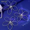 Cabeças de cabeça HNCCX Bride Handmade Rhinestone Flor Forma de cabelo penteado pérola pérola ornamentos de festa Brincho de dama de honra CP367