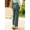 Women's Pants Horta 2024 Autumn Vintage Women Elegant France Style Trousers Female Ankle-length High Quality Brand Clothing