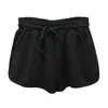 Shorts féminins Summer Shorts en vrac pour femmes à la mode décontractée shorts de fitness femme gris noir solide hauteur shortsl2404