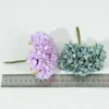 Fleurs décoratives 24pcs Silk Artificial Flower Mini Bouquet Mariage Décoration Favor Box Rose Faux Scrapbooking DIY Garland Couronne