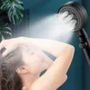 Badkamer douchekoppen hogedruk handheld douchekop met slang afneembare douchekop 6 spray -instellingen handheld spuitmondstuk accessoires