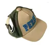 犬のアパレルファッションサンプロテクションペット帽子調整可能な小さな夏旅行テディ用品用の通気性野球帽