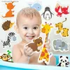 Sable Player Water Anims Animal Bath Toys Intéressant Animaux en mousse et jouets de bain Sacs de rangement pour bébé Toys Childrens Toys Educational Q240426