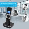 Accessori D2002 TAM Sistema telefonico con cavo/cordless espandibile TAM con ID chiamante/telefonata di chiamata e portatile 8 lingue per ufficio