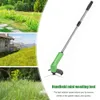 Grass Trimmer Electric Lawn Mower 2000mah Liion Cordless Portable Justerable String Cutter Pruning 18000 rpm Garden Power Tools 240418