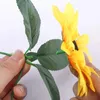 Decorative Flowers Fake Hanging Sunflower Vines Artificial Garlands Green Leaves For Home Wedding Jungle Party Garden Craft Decoration