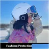 Лыжные шлемты на открытом воздухе Adt Safety Helme IntegrallyDed Men Men Women Snow Snow Snowboard Skateboard Спортивные мужские мужские