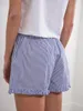 Shorts femininos y2k feminino briffody plaid gingham lounge lounge pjama