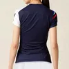 Damen -Trainingsanzüge J1 neuer kurzärmeliger Badminton -Anzug für Männer und Frauen im Sommersport -Tennisanzug und Volleyballanzug 240424