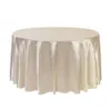 テーブルクロス10個の円形のテーブルクロスのピース誕生日パーティーテーブルのためのウェディングホワイトソリッドカラーカバー自宅の装飾をカバーする円形サテンのテーブルクロス240426