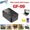 Kameror Fjärrlyssning Magnetiska GF09 Mini Vehicle GPS Tracker Real Time Tracking Device Pet Old and Child Antilost Locator Auto Parts