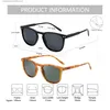 Sonnenbrille Zenottic 2024 Retro kleiner rund polarisiert für Männer Leichtes UV400 Polaroid -Objektiv Mode Schatten Q240425