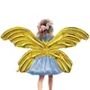 Party Decoration Butterfly Foil Balloons 100 95cm Wings Ballons Decorations For Girl Kids Wedding Birthday Decors Supplies