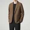 Korean Fashion Loose Mens Suit Jacket Spring Autumn Business Casu