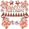 Decorazione per feste Happy Birthday Balloons Letter Decorazioni palloncini per bambini Alfabeto per adulti BN200001