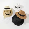 Широкие шляпы с ковша шляпы Женщины Большой летний летний дышащий солнцезащитный крем соломенные шляпы мужские