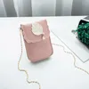 Shoulder Bags Women Crossbody Female Small Leaves Beads Messenger PU Leather Bag SER88