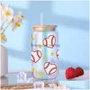 Window Stickers 3D Uv Dtf Transfer Sticker Sport For The 16Oz Libbey Glasses Wraps Cup Can Diy Waterproof Easy D5455 Drop Delivery H Dhqrj