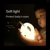 Nocne światła LED Light Animal Cartoon Lampa Silikonowa ściemniaczna USB ładowna dla dzieci Prezent urodzinowy dla dzieci