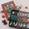 Ensembles de vaisselle à la cuillère de Noël Café de Noël poupée Santa Claus Elk Snowman Fork Set Gift Tea