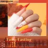 Gel Yokefellow neon gel nagellack set 6 färger fluorescerande gelpolska vår sommar neon färger blötlägg av nagellackuppsättning