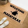 Tapijt Bienvenue Chez Pet Home Door Gepersonaliseerde hondenkat Mat Halloween Floor Decoration Accessories 2024 NIEUW Q240426