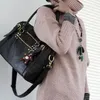 Stumi a tracolla da donna con la cintura vintage orso grande borsa femmina messenger in pelle casual ladies