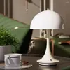 Bordslampor svamp trådlös lampa dimbar led USB laddningsbar natt stativ touch retro ljus för vardagsrum sovrum dekor