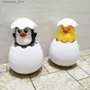 Sandspiel Wasser Spaß Baby Bad Spielzeug Kinder niedliche Enten Pinguin Eier Wasserspray Dusche Schwimmkindergeschenke Q2404263