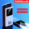 Chargers 50000mAh Banque d'alimentation super facture rapide Affichage numérique Portable Banque de batterie externe pour iPhone Xiaomi Nouveau