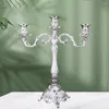 Candle Holders European Metal Candlestick Stand Home Decor Wedding Prop Romantic Holder Candelabra 3/5 Heads