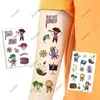 Tattoo Transfer 12pcs Waterproof Temporary Tattoo Sticker Marine Skull Crew Treasure Pirate Ship Fake Tatto Flash Tatoo Tato for Girl Women Men 240427