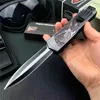 Micro Tech Condor Auto OTF Knife 3.346 "440C Stalowe ostrze cynku aluminium Aluminium Uchwyt kempingowy na zewnątrz taktyczne noża walki samobójczej BM 3300 4600 UT85 UT88 narzędzie EDC