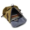 Sırt çantası büyük kapasiteli adam seyahat çantası dağcılık erkekler çanta tuval kova omuz 012 Katı yumuşak sap moda