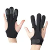 Darts Bogenschießen Arm Finger Wache Leder Handschütze Erwachsener 3 -Finger Handschuh links rechts Jagd Schießsicherheit Anti Slip Protect Protection