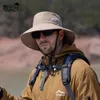 Summer grand chapeau de soleil à bordure pour un chapeau de pêcheur respirant pour hommes, un milaignage extérieur et un chapeau de soleil de pêche