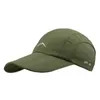 Zakłony kulkowe Sprsummer Outdoor Sport Baseball Cap Szybki sucha unisex wodoodporna oddychająca czapka Składana Cyclhat Słońce Ochrona J240425