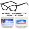 Okulary przeciwsłoneczne Ochrona oka anty-Blue Lekkie okulary Klasyczne ultralight PC Square Okulasy Okulary Niebieski promieni