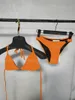 Lettere Slip Bikinis Bikini imbottiti Swim BRAS con cravatta da bagno di lusso Summer Spalato Swimsuit Beach Beach Sexy Outdoors Outdoors Piscina per bagni per il bagno