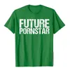 Men's T-Shirts Future Pornstar mens T-shirt wholesale ordinary cotton mens T-shirt retro short sleeved crew neckline clothing J240426