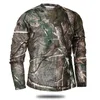 Tactical T-shirts Hand-painted camouflage pattern casual T-shirt long sleeved tactical camouflage T-shirt mens spring and autumn quick drying T-shirt 240426