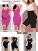 Hög midja Body Shaper Shorts Shapewear For Women Tummy Control Lår Slimming Plus Size Midjetränare Shapers Trosor 240425