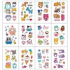 Tattoo Transfer Kids Cartoon Animals Waterproof Temporary Tattoo Cute Pet Cats Dogs Tattoo Stickers Children Boy Girl Fake Body Art Flash Tatoo 240427