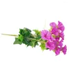 Dekorativa blommor 1st 7 grenar Fake Morning Glory Silktyg Simulering Vibrant Vine Petunia Wedding Home Decoration Artificial