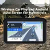 Tillbehör 5 tums motorcykel GPS Navigator Trådlös CarPlay Android Auto Multimedia Player IPS Touch Screen Dash Cam GPS Tracking